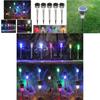 Light Solar Outdoor Garden Yard Led Light Landscape Path Lights Steel Stainless
