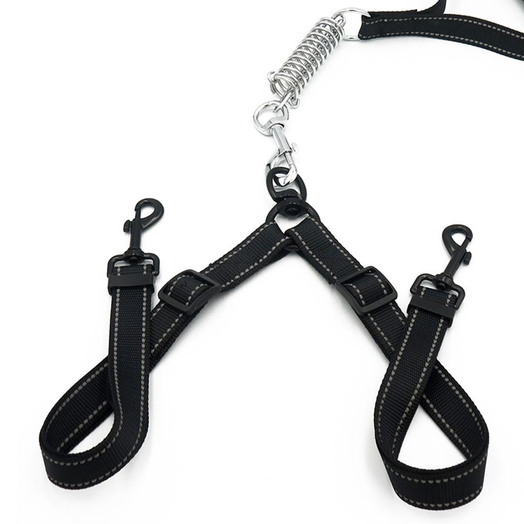Durable Pet Walking Lead Adjustable Leash for Two Dogs Dog Lead Splitter