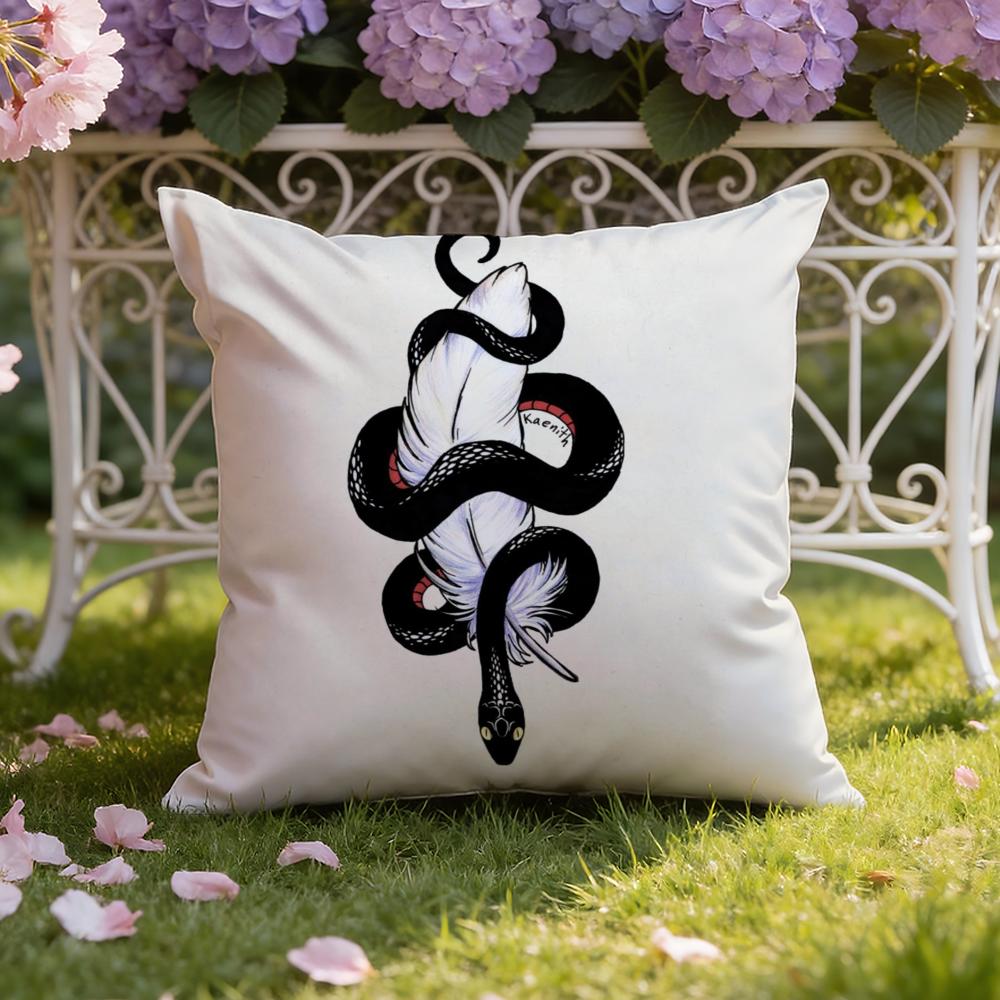 Tv G-Good O-Omens Cushion Cover Home & Car Dual-Scene Pillow Cover: Reversible for Premium Comfort