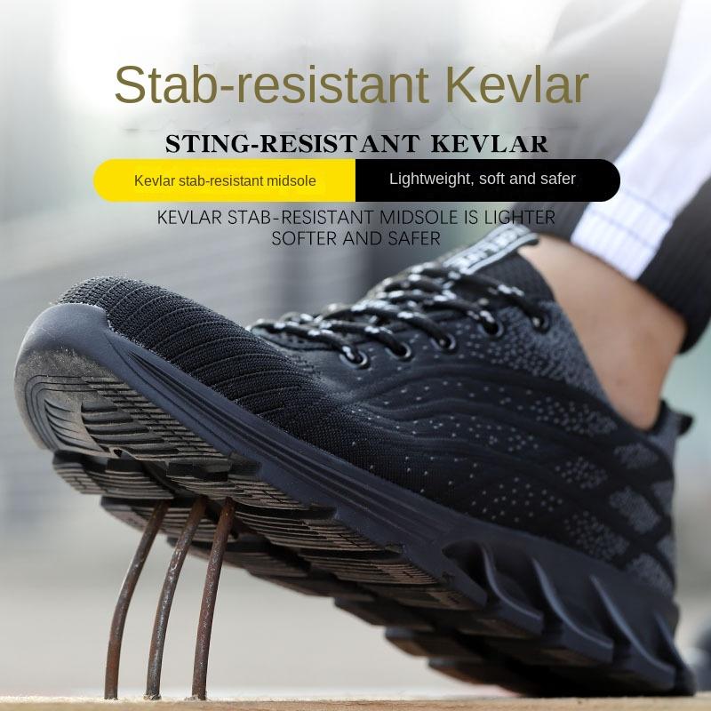 Labor Insurance Shoes Puncture-proof, Steel-headed Shoes Are Breathable, and Work Shoes Are Not Tired After Standing for A Long Time.