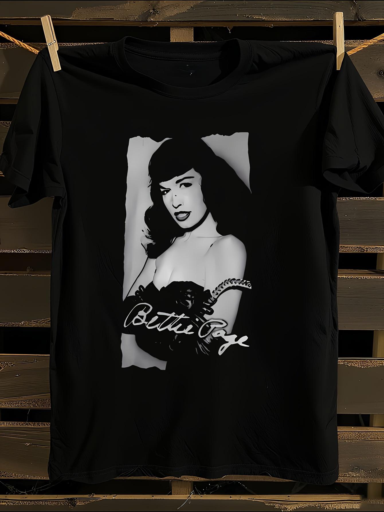 Vintage Bettie Page Pin-Up T-shirt S