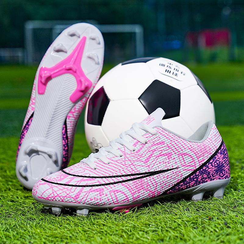 New Low-Top Football Shoes Men'S Professional Competition Outdoor Sports Training Shoes Women'S Long-Nail Broken Nail Non-Slip Sneakers