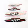 New 3D Metal John Cooper Works Car Front Grill Emblem Badge For Mini Cooper S R50 R52 R53 R55 R56 F54 F55 F56 F60 Accessories