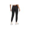 Nike Damen Sportbekleidung Club Fleece Jogginghose mit mittlerer Taille Schwarz DQ5192-010