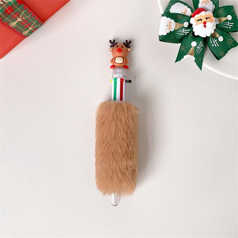 

Writing Tool Six Color Pen Christmas Gift Neutral Pen Cartoon Sign Pen Gift 08