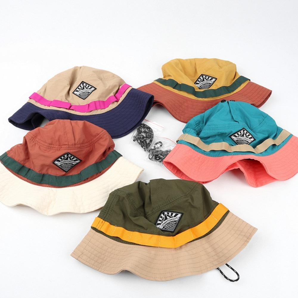 Big Brim Western Cowboy Hat Sunscreen Sun Protection Bucket Cap Simple Hiking Fisherman Hat  Famale