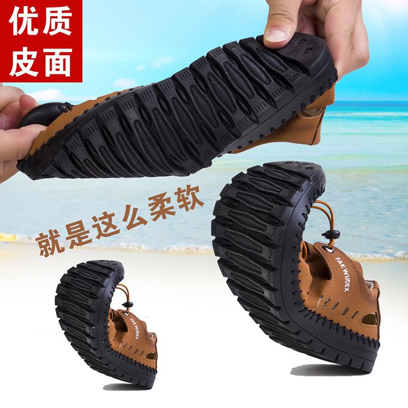 Sandals Men's 2025 New Summer Casual Breathable Korean Version Sports Men's Sandals Fashion Versatile Hollow Hole Shoes