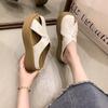 Feeling Bag Head Outer Wear with Cool Slippers Skirt Women's Summer Half Slippers Thick-soled Small Man Stepping On Shit French Mary Jane Shoes