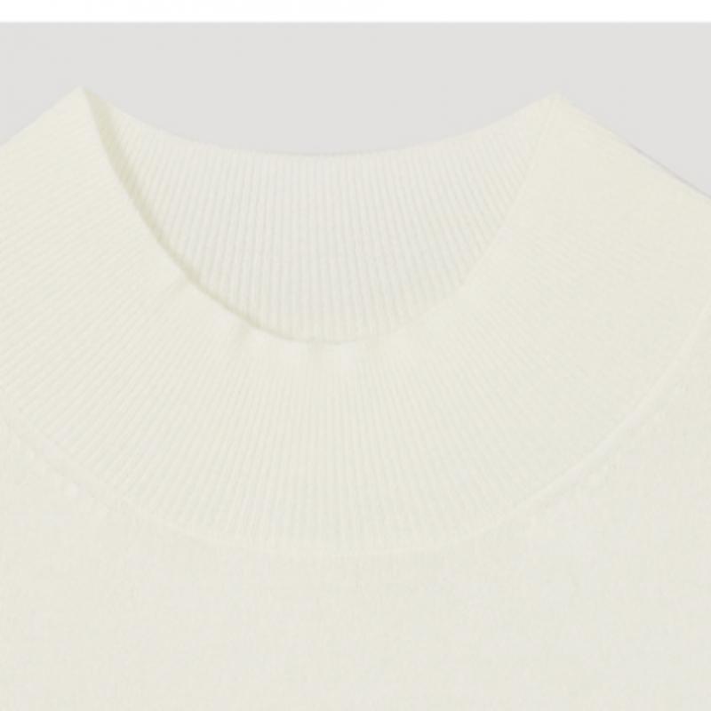  Bluză tricotată cu mânecă jumătate și guler fals She S miSS SSkpop12080 Iv