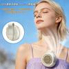 Portable Fan with Strong Airflow Industry Evolution Clip Neck Fan with Airflow Mini Fan with LED High Leafless Airflow Compact 1200mAh High 8 Hours