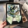 Long small silk scarf women's spring and autumn versatile thin and narrow scarf with shirt, foreign style fashion headband, new decorative silk scarf