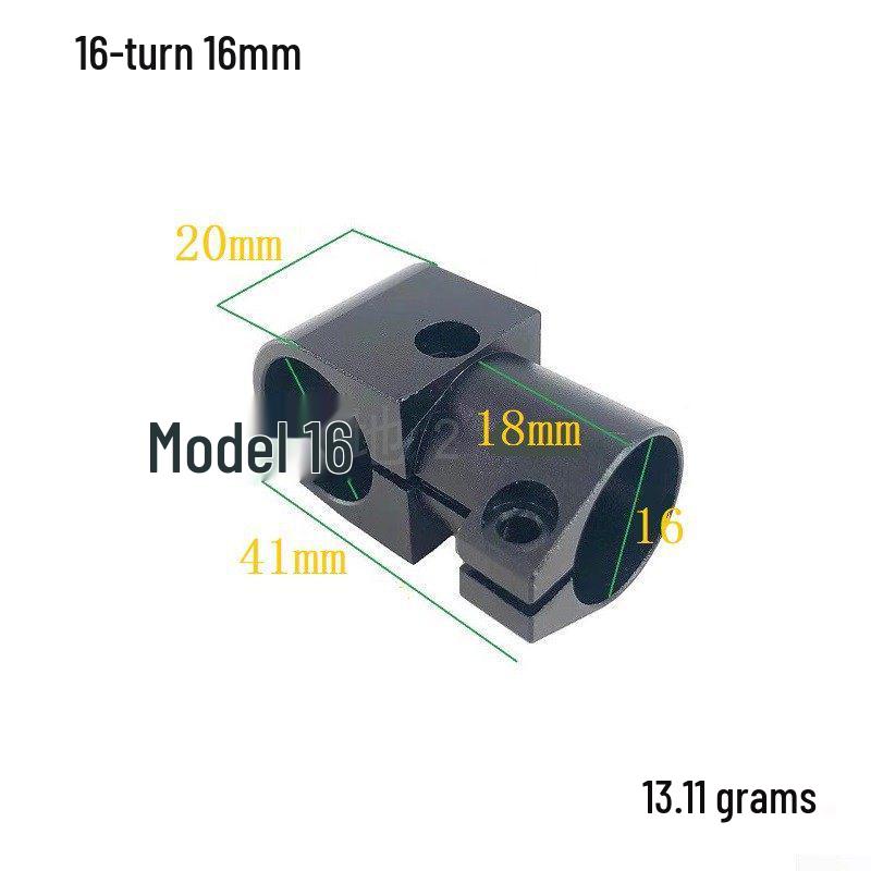 Aluminum Alloy Tee Pipe Clamp for Drone Landing Gear (16/20/25 to 25/30/40)