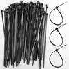 100Pcs Nylon Cable Ties Adjustable Self-locking Cord Ties Straps Fastening Loop Reusable Plastic Wire Ties For Home Office