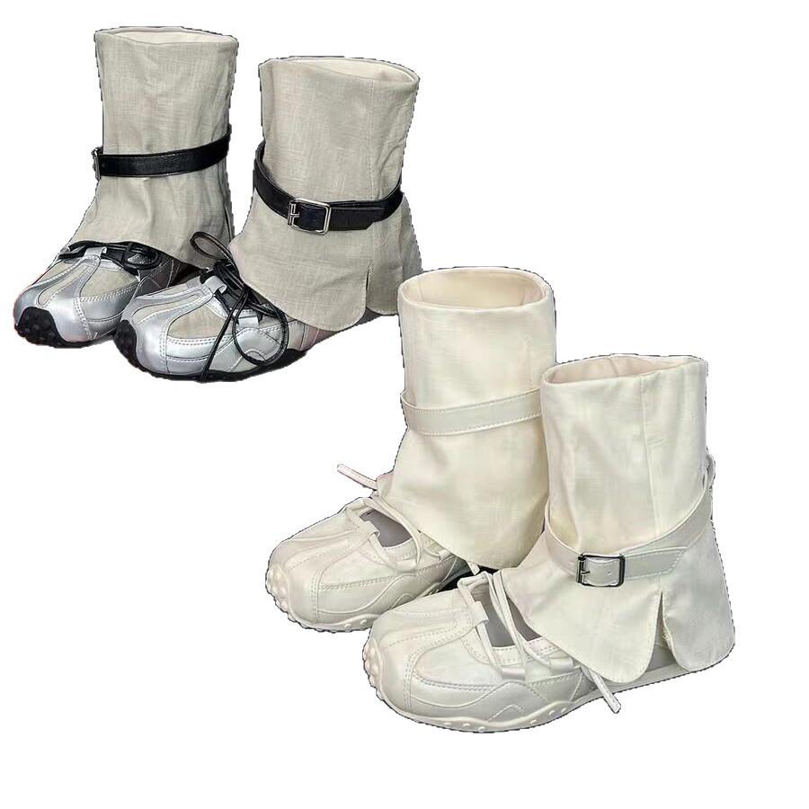 Uncle Wen's original Romank~ Ballet shoes women's platform-soled German training single shoes Mary Jane shoes cool boots stacked short boots