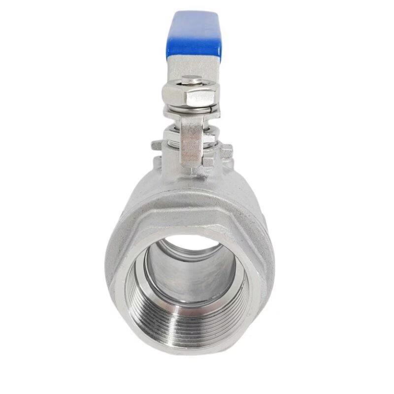 304 Stainless Steel Two-Piece Manual Threaded Ball Valve