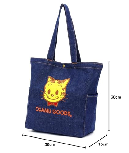 [Hapitas] [Sifre] Osamu Goods Denim Tote Bag 6030 OG6. Cat Denim