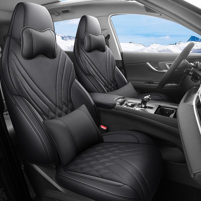 Universal Leather Car Seat Cushion for Tiggo 7 PLUS - All-Season Full Wrap