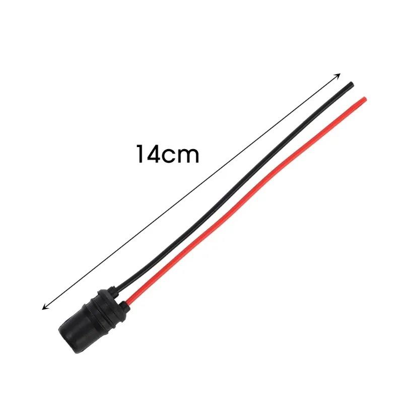 Car T10 Lamp Holders Brake Tail Instrument Lamp Sockets Round Lamp Socket Safety Flame Retardant Material Auto Parts