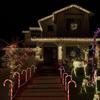 Cross-Border LED Solar Candy Cane Holiday Lights: Waterproof Outdoor Decorative Lawn Lighting