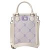 New MLB Boston Red Sox Polyester Tote Bag, Shopping Bag, Handbag Mini Women's Purple & Gray 7ACRMD35N-43IVS