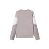 Fila Color Block Sports Crew Neck Sweatshirt Women Sweatshirt Gray Pink F11W131202F-LP