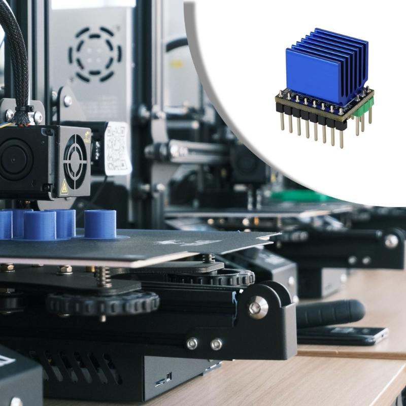 Drukarka 3D TMC2240 Sterownik Silnika Krokowego Moduł Sterownika Krokowego do Kontrolera Drukarki 3D z Akcesoriami Chłodzącymi