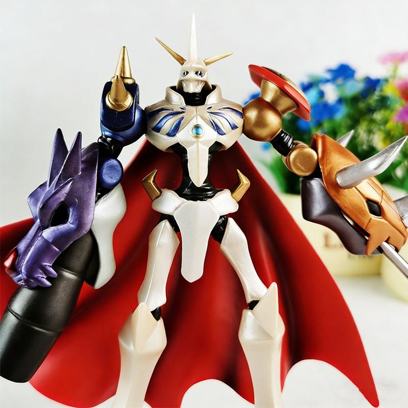 Anime Action Figure Digimon Adventure Dukemon Omegamon Articulated Action Figure Pvc Statue Collectible Model Toy Gift Item