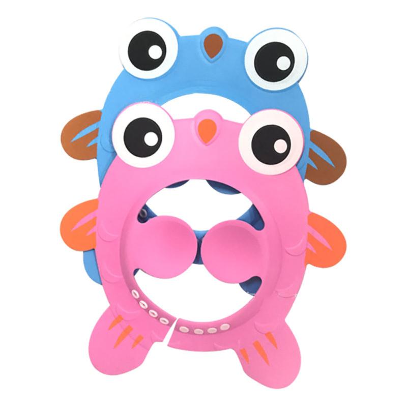 Buy Baby Shower Bath Visor Shield Wash Hair Cap Adjustable Protect Ear Eye Hat Infant Washing