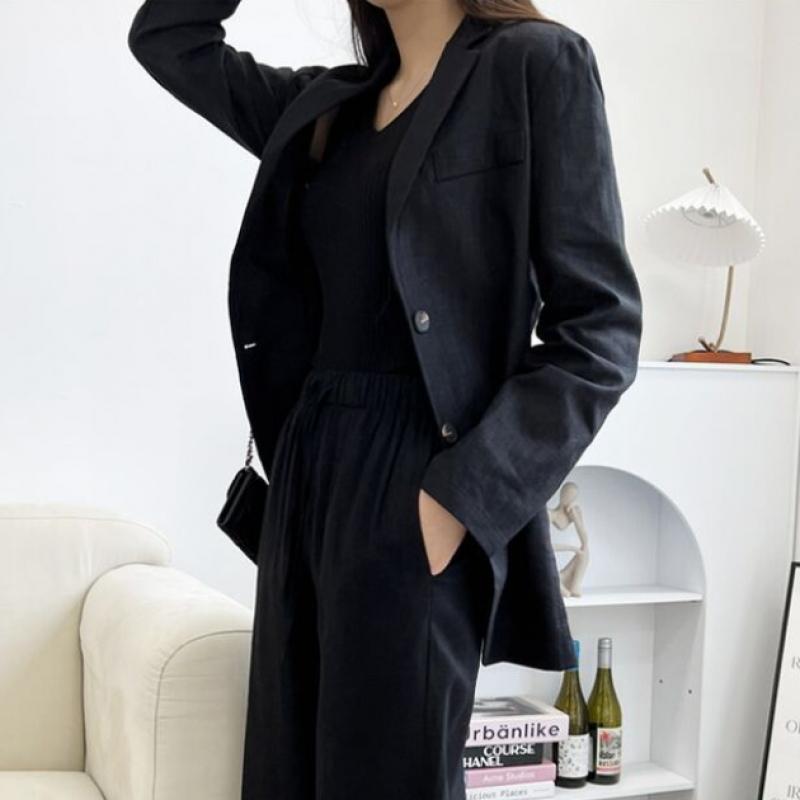 Shop   Women S Linen elaStic waiSt Wide Leg pantS Wdm Wpt Kyi80147