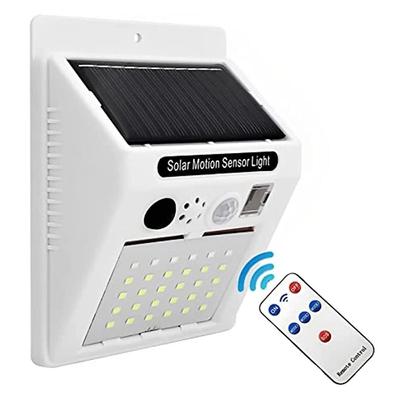 Alarme de Luz Outdoor Fazenda Luz Solar Infravermelha com Detector de Movimento Controle Remoto Lâmpada Solar de Segurança