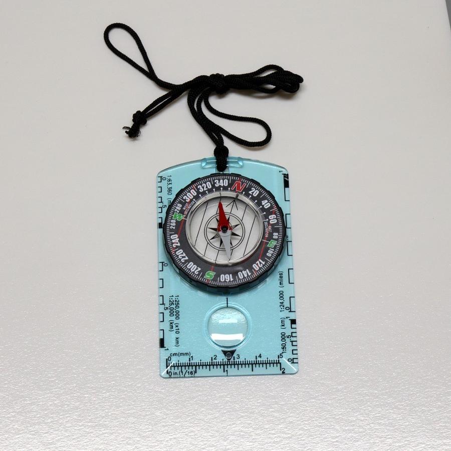 

3 pcs Outdoor Compass Scale Direction Finder Compass Surveying Ruler Outdoor Camping Map Ruler 1 PCS синій