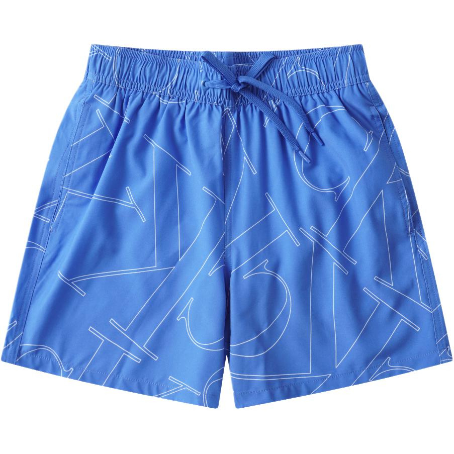 

Calvin Klein Minimalist Comfortable Versatile Printed Drawstring Swim Shorts Men Shorts Sky-Blue CBCDSN90-6PA XS