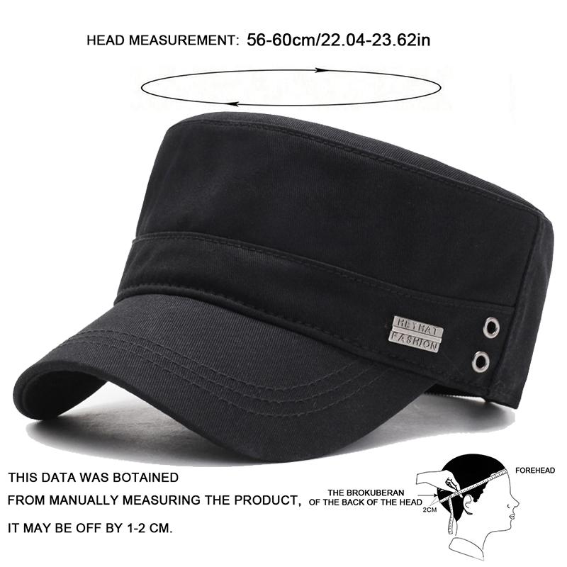 Fashion HEYHAT FASHION Flat Baseball Caps Outdoor Casual Adult Sun Hats Hip Hop Hat Sports Golf Cap Adjustable Snapback Hat