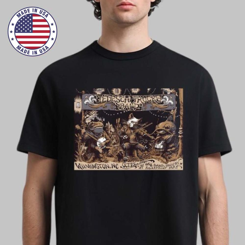 

Tedeschi Trucks Band Wilmington NC 2025 Oak Bank Pavilion TShirt Unisex Unisex T-Shirt XXXXL