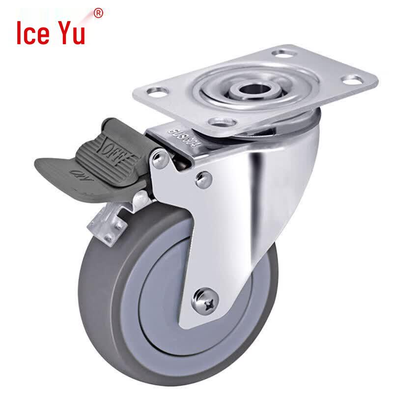 Stainless Steel Silent Industrial Caster Wheel