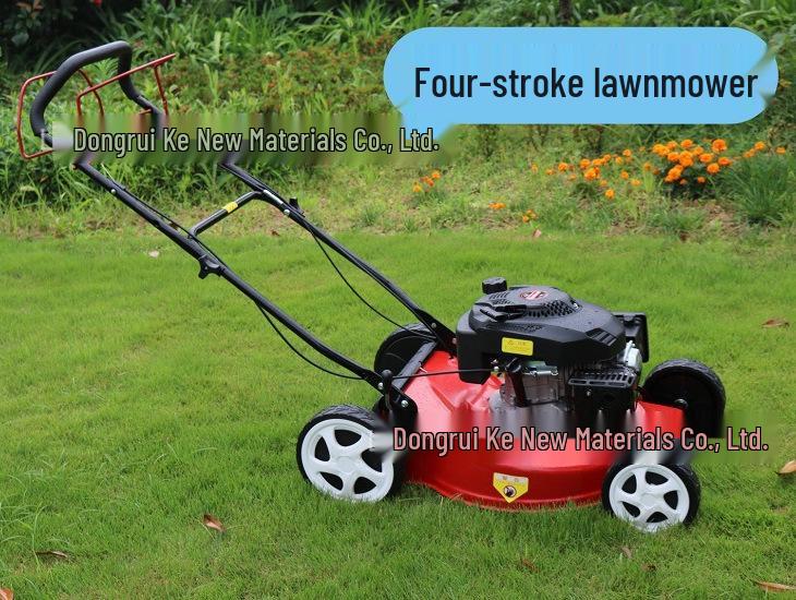 Self-Propelled Lawn Mower: 18/20/21 Inch Push Type, Four-Stroke Garden Grass Cutter