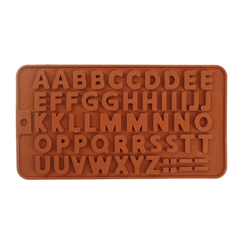 

3D Russian Alphabet number Silicone Chocolate Mold Cake Decorating Tools Tray Fondant Molds Jelly Cookies Baking Mould Silicone