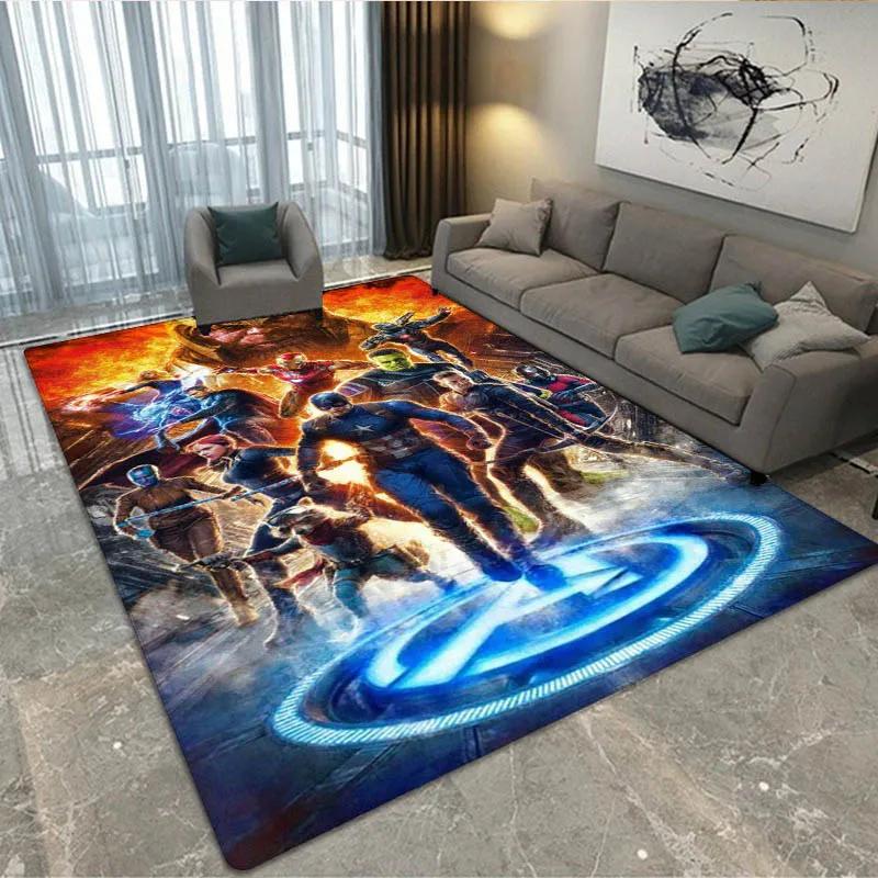 3D The Avengers Cartoon printed Carpet Living Room Bedroom Carpet Non-slip carpet home bedroom decor area rug Birthday Gift