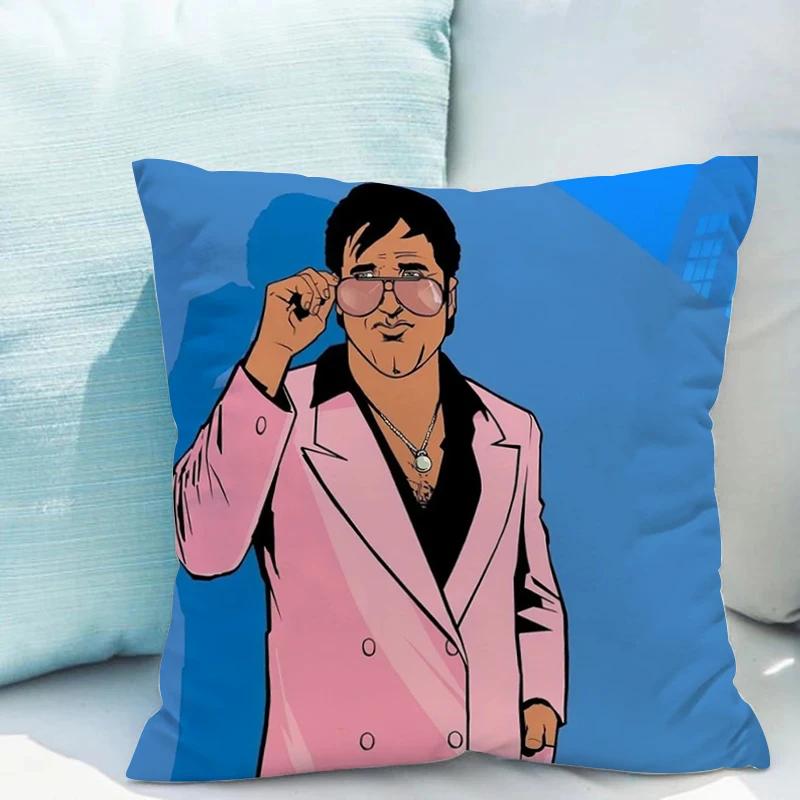 

Decorative Pillowcases for Sofa Cushions Covers Children s Cushion Cover Double-sided Printing Pillowcase 50x50cm світло-сірого кольору