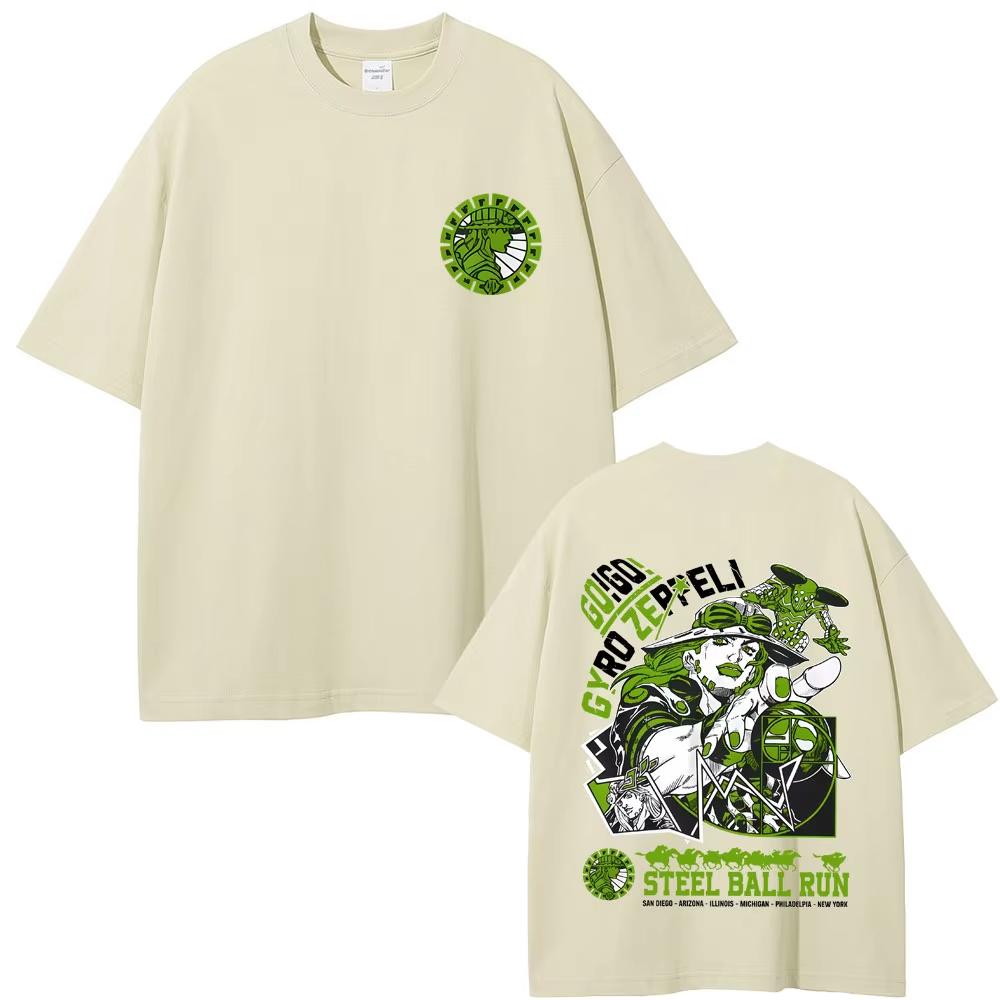 2026 New Tshirt with the patterns of Kyo Shurun and Kyo Shoutarou from the anime JOJOs Bizarre Adventure
