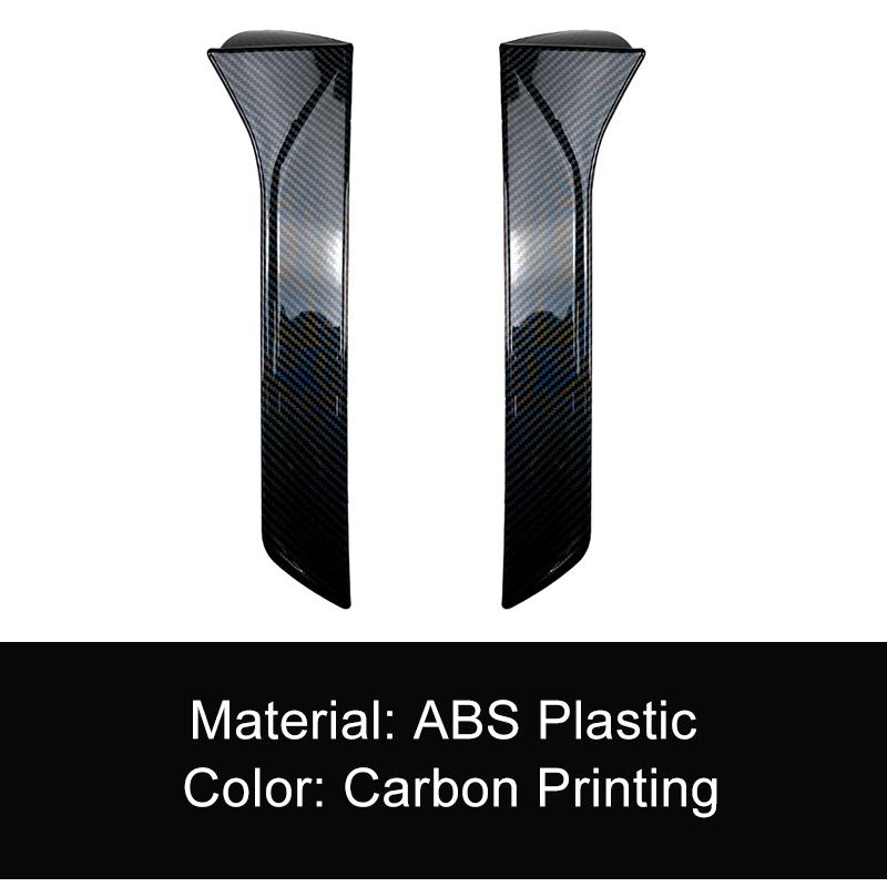 1 pereche de aripi de spoiler de mașină pentru geam negru lucios, lateral, pentru Seat Leone 5F FR MK3 MK3.5 2012- Styling Auto Canards