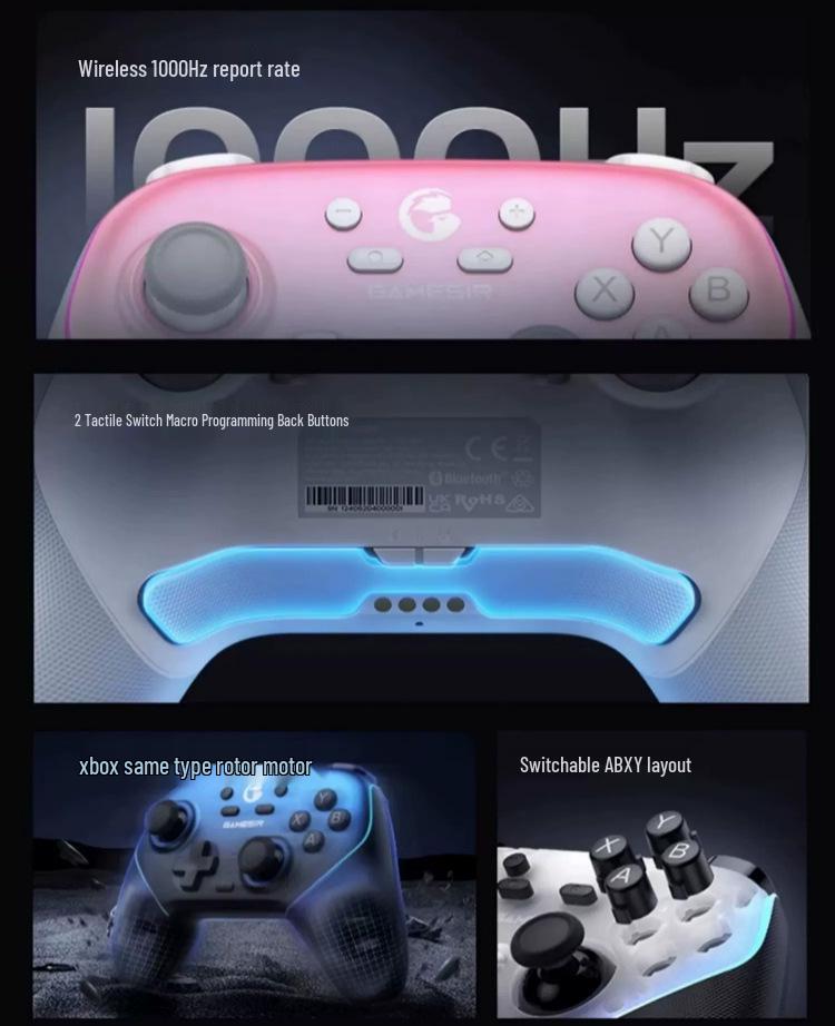 GameSir Supernova Wireless Game Controller for Switch, Steam, and PC.