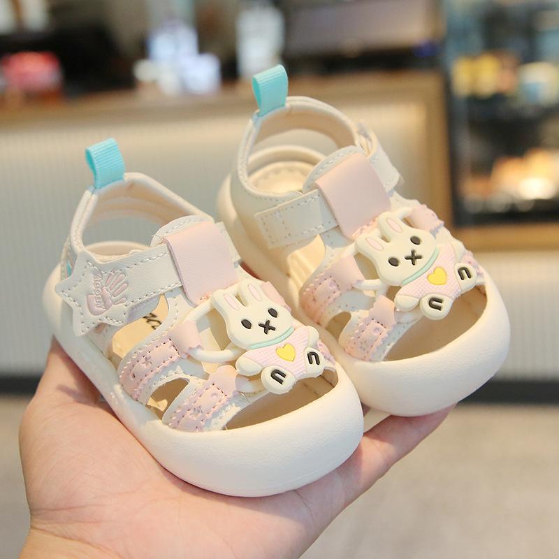 Baby Closed-Toe Sandals for Summer, Boys and Girls Shoes0-3Popular trendy soft-soled toddler shoes for baby boys aged 1-3 years old 16Code/Inner Length12cm