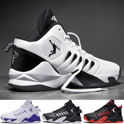 Жоғары жоғарғы баскетбол аяқ киімдері Ерлерге арналған ашық кроссовкалар Ерлерге төзімді ауа жастықшасы туфлиі Дем алатын спорттық аяқ киім Unisex жұптарға арналған аяқ киім