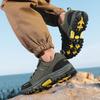 Hiking Shoes for Men Waterproof Outdoor Low-top Hiking Boots Leather Men's Trekking Shoes Walking Male Trail Running Sneakers