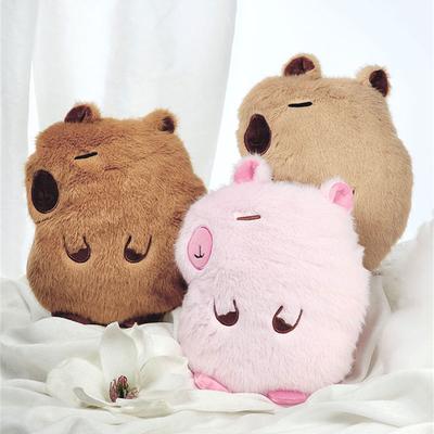 Hand Warmer Lovely Capybara Shaped Hot Water Bag 350ML Leak Proof Warm Hand Bag Birthday Gift