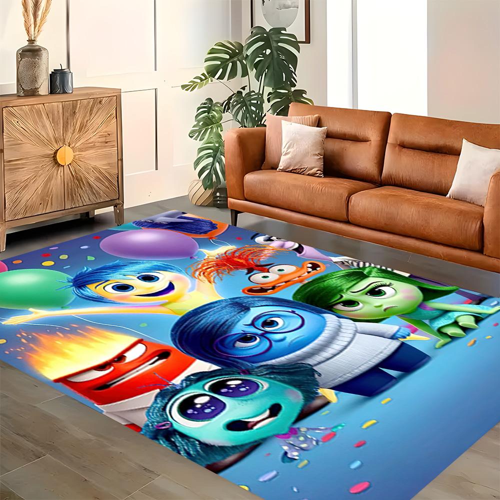 Inside Out Emotions Adventure for Living Room Rug, Bedroom, Study Room, Hallway Decoration, Perfect for Home Decoration or Holiday Gifts