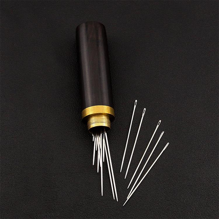 JohnJames Leather Round Head Hand Sewing Needles - Pack of 25 for Leather Stitching