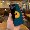 Rock Climbing Wall Phone Case For iPhone 17,16,15,14,13,12,11,Pro,XS,Max,XR,Plus,E,SE4,Mini Black Soft Cover
