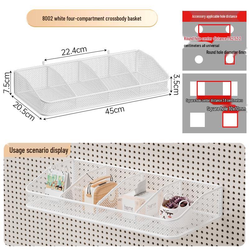 Stainless Steel Pegboard Hooks for Supermarket Shelves and Perforated Walls